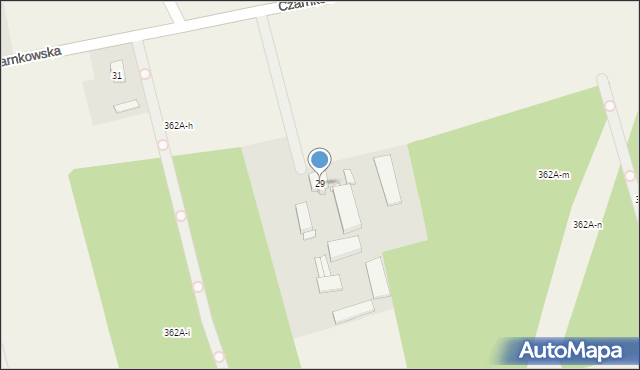 Gębice, Czarnkowska, 29, mapa Gębice