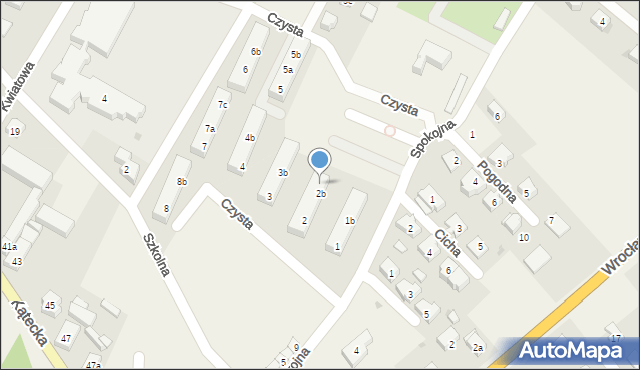 Gniechowice, Czysta, 2c, mapa Gniechowice