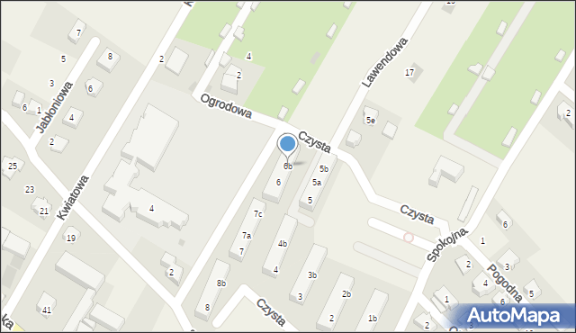 Gniechowice, Czysta, 6b, mapa Gniechowice