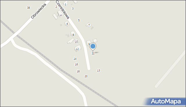Gogolin, Czereśniowa, 11, mapa Gogolin