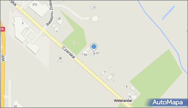 Góra Kalwaria, Czerska, 5, mapa Góra Kalwaria