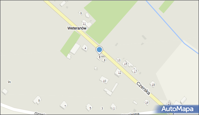 Góra Kalwaria, Czerska, 6, mapa Góra Kalwaria