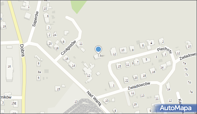 Gorzów Wielkopolski, Czołgistów, 9, mapa Gorzów Wielkopolski
