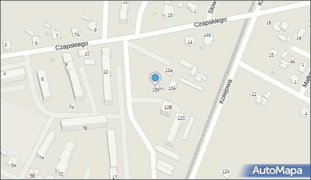 Gostynin, Czapskiego Andrzeja, 10b, mapa Gostynin