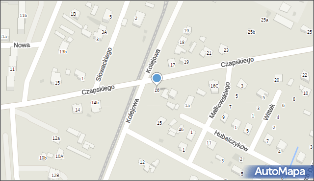 Gostynin, Czapskiego Andrzeja, 16, mapa Gostynin