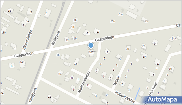 Gostynin, Czapskiego Andrzeja, 16C, mapa Gostynin