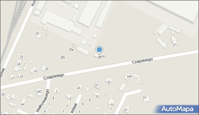 Gostynin, Czapskiego Andrzeja, 25, mapa Gostynin