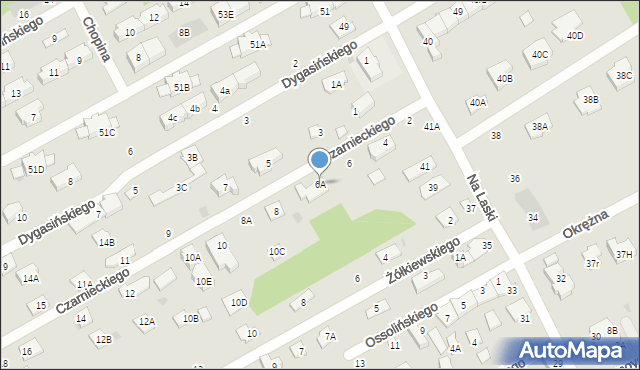 Grodzisk Mazowiecki, Czarnieckiego Stefana, hetm., 6A, mapa Grodzisk Mazowiecki