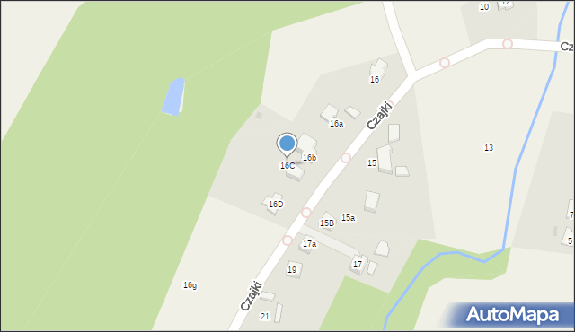 Grojec, Czajki, 16C, mapa Grojec