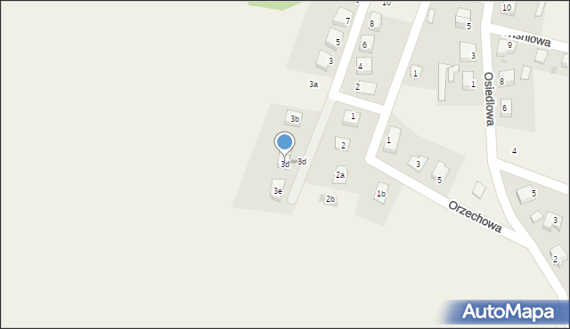 Gromadka, Czereśniowa, 3d, mapa Gromadka