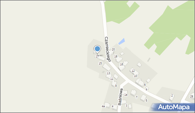 Gromiec, Czarnieckiego Stefana, hetm., 17, mapa Gromiec