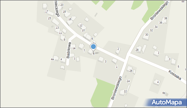 Gromiec, Czarnieckiego Stefana, hetm., 5, mapa Gromiec