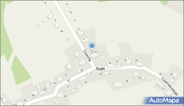 Gromiec, Czecha Bronisława, 2, mapa Gromiec