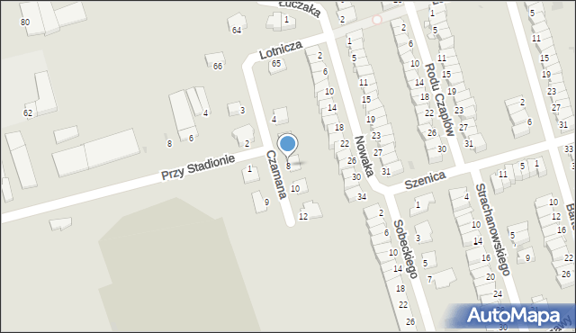 Inowrocław, Czamana Henryka, 8, mapa Inowrocławia