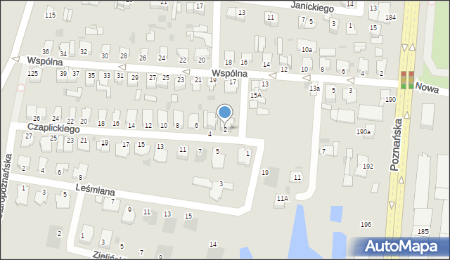 Inowrocław, Czaplickiego Leona, 2, mapa Inowrocławia