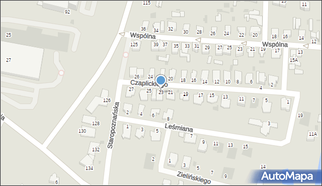 Inowrocław, Czaplickiego Leona, 23, mapa Inowrocławia