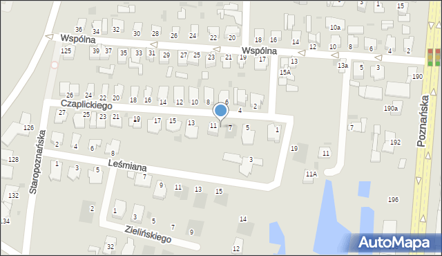 Inowrocław, Czaplickiego Leona, 9, mapa Inowrocławia