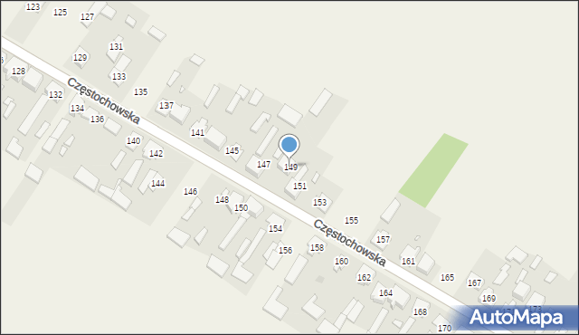 Iwanowice Duże, Częstochowska, 149, mapa Iwanowice Duże