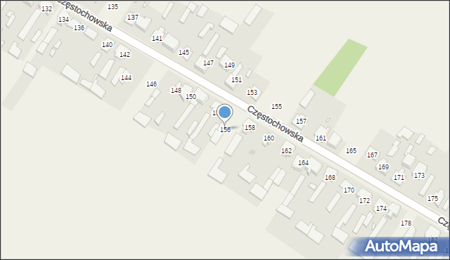 Iwanowice Duże, Częstochowska, 156, mapa Iwanowice Duże