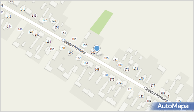 Iwanowice Duże, Częstochowska, 163, mapa Iwanowice Duże