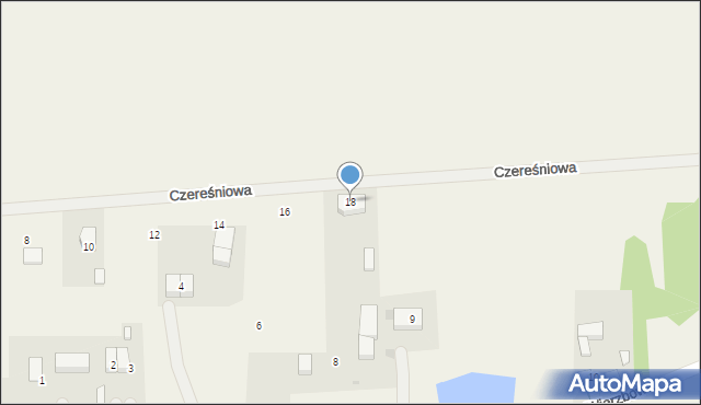 Januszkowice, Czereśniowa, 18, mapa Januszkowice