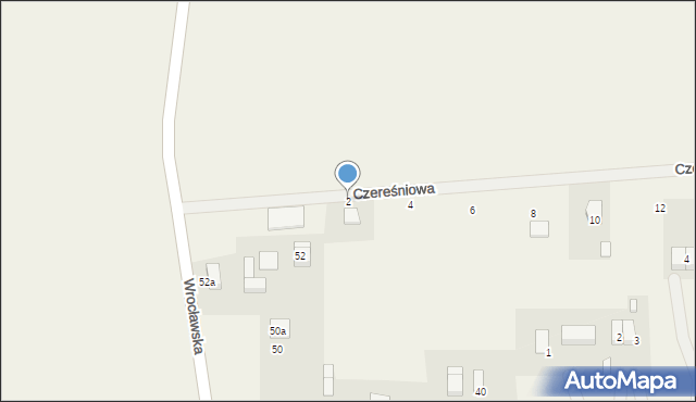 Januszkowice, Czereśniowa, 2, mapa Januszkowice