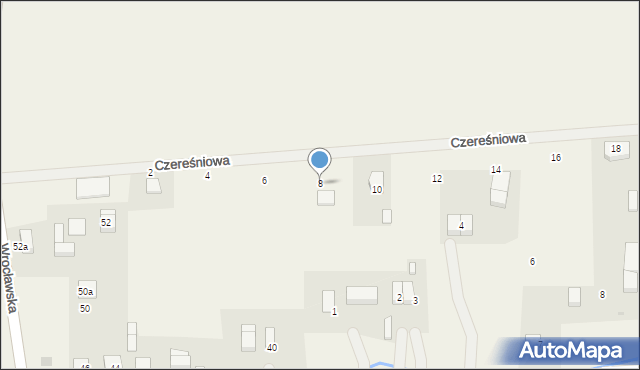 Januszkowice, Czereśniowa, 8, mapa Januszkowice