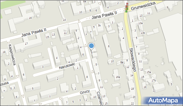 Jarosław, Czarnieckiego Stefana, hetm., 3, mapa Jarosławia