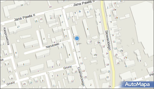 Jarosław, Czarnieckiego Stefana, hetm., 5, mapa Jarosławia