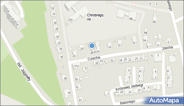 Jastrzębie-Zdrój, Czecha Bronisława, 16, mapa Jastrzębie-Zdrój