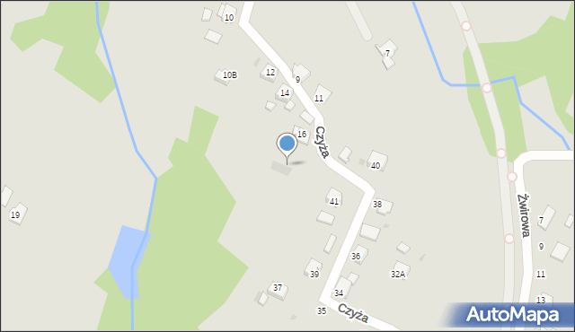 Jastrzębie-Zdrój, Czyża Franciszka, 18, mapa Jastrzębie-Zdrój