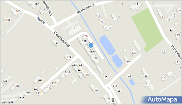 Jelenia Góra, Czarnoleska, 31C, mapa Jelenia Góra