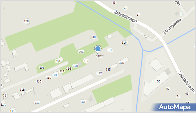 Karczew, Częstochowska, 31K, mapa Karczew