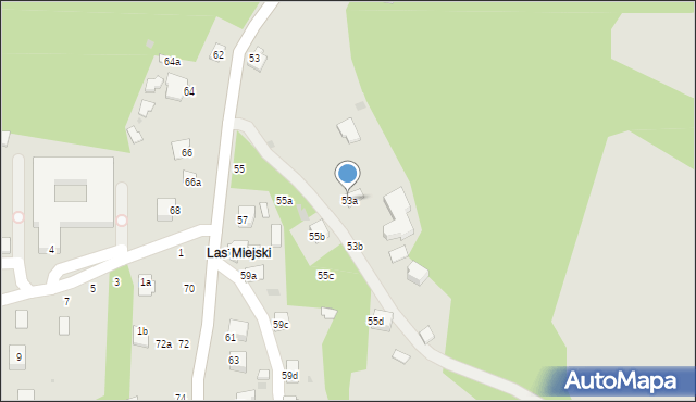 Kazimierz Dolny, Czerniawy, 53a, mapa Kazimierz Dolny