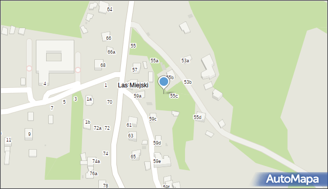 Kazimierz Dolny, Czerniawy, 59b, mapa Kazimierz Dolny