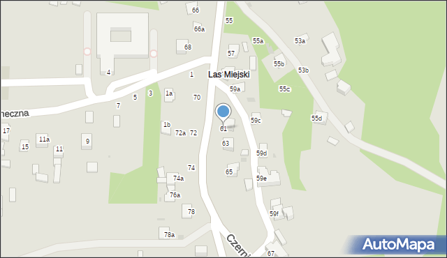 Kazimierz Dolny, Czerniawy, 61, mapa Kazimierz Dolny