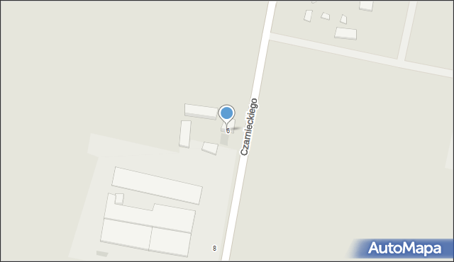 Kłecko, Czarnieckiego Stefana, hetm., 6, mapa Kłecko
