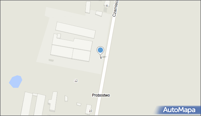 Kłecko, Czarnieckiego Stefana, hetm., 8, mapa Kłecko