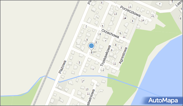 Kobylec, Czereśniowa, 5, mapa Kobylec