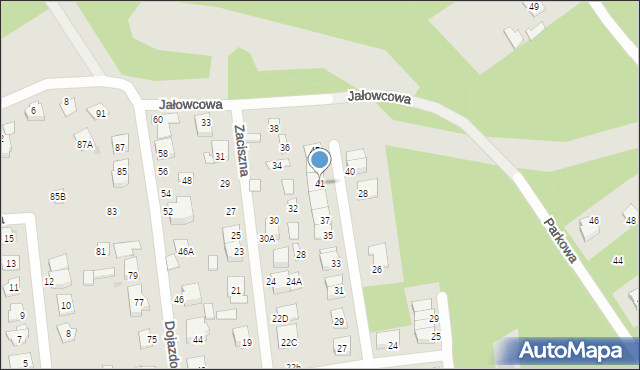 Kobyłka, Czarnoleska, 41, mapa Kobyłka
