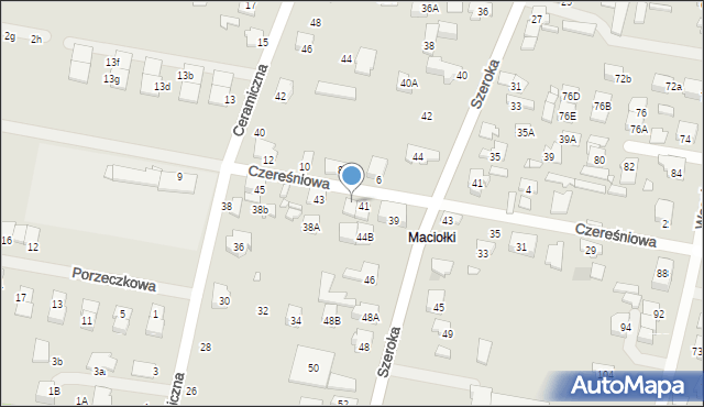 Kobyłka, Czereśniowa, 41A, mapa Kobyłka