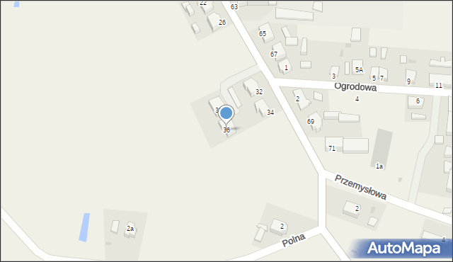 Koczała, Człuchowska, 36, mapa Koczała