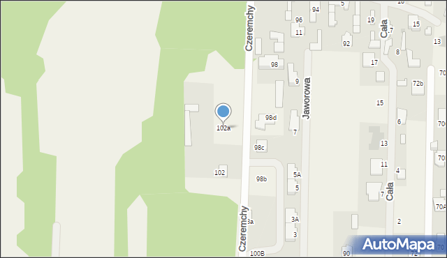 Koczargi Stare, Czeremchy, 7, mapa Koczargi Stare