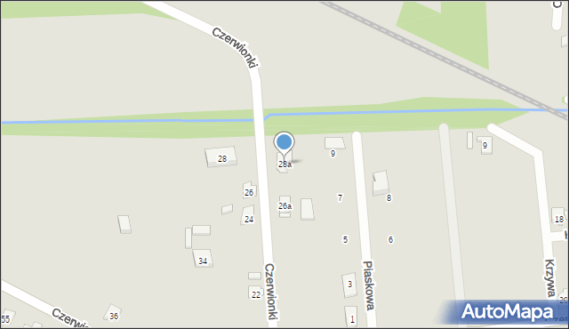 Kolonowskie, Czerwionki, ks., 28a, mapa Kolonowskie