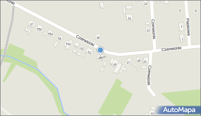 Kolonowskie, Czerwionki, ks., 49b, mapa Kolonowskie