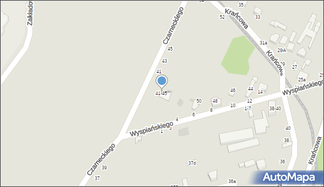 Koluszki, Czarneckiego, 41-45, mapa Koluszki
