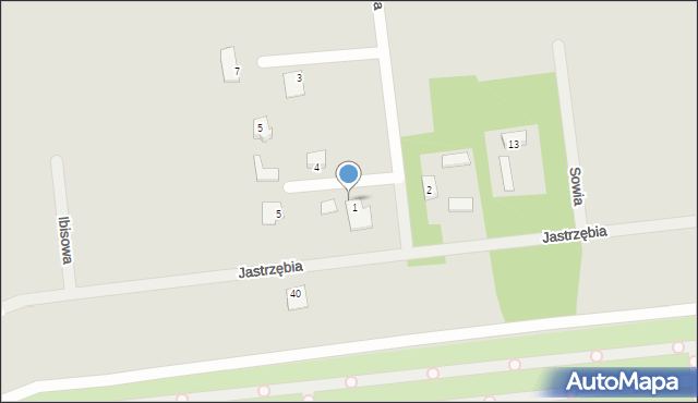 Konin, Czyżykowa, 3, mapa Konina