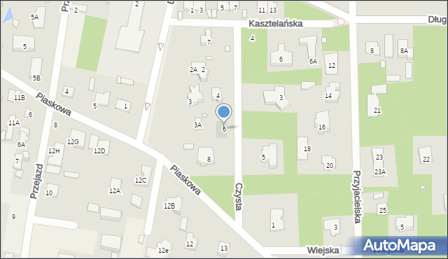 Konstancin-Jeziorna, Czysta, 6, mapa Konstancin-Jeziorna