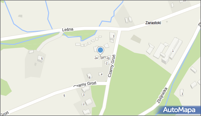 Korbielów, Czarny Groń, 2c, mapa Korbielów