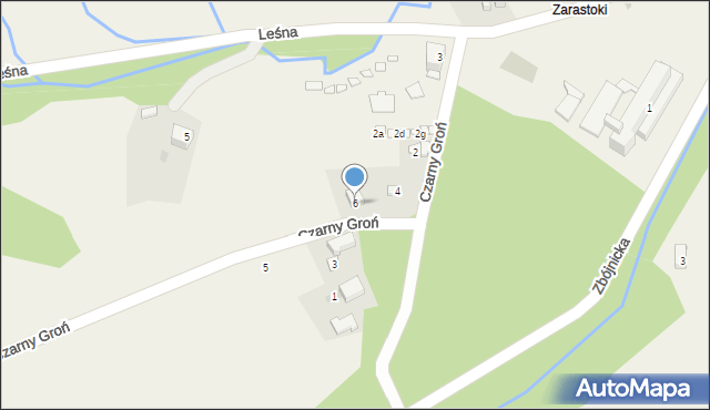 Korbielów, Czarny Groń, 6, mapa Korbielów